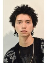 ココ 本八幡(KOKO) □スパイキーショートブルーブラックフェザーパーマサーフカール