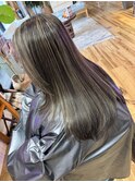 白髪ぼかしハイライト