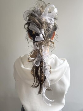 エル セルカ 高田馬場(el CERCA) リボン編みおろしスタイル