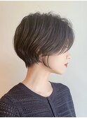 小顔ショート#髪質改善#白髪ぼかし#鎌倉#40代#50代#グレージュ