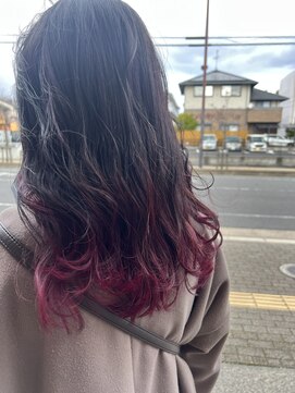 スワーズ(SWRS) 巻き髪エンドカラー