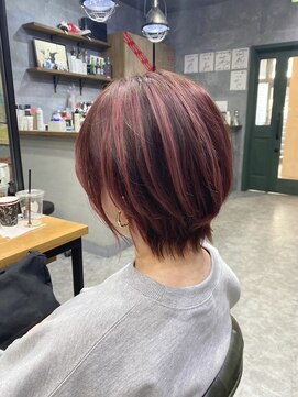 ルーツ(Root) ピンクバレイヤージュ