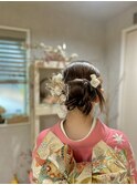 【振袖ヘア】タイトヘアアレンジ