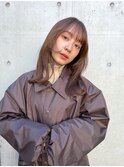 セミロング＊ミルクティブラウン
