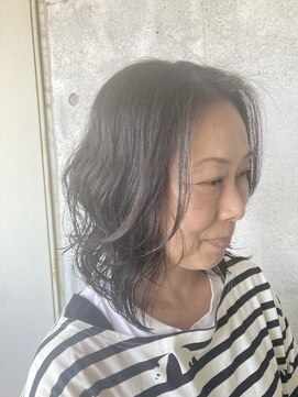 アンツ サザンリゾート 茅ヶ崎店(ANT'S Southern Resort) 黒髪/デジタルパーマ/フェザーパーマ/くせ毛