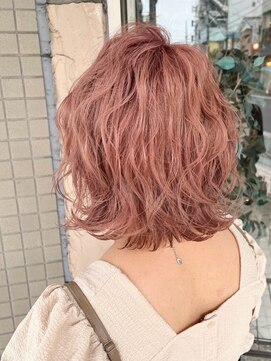 ミスト(mist) 〔mist：Yoko〕ピンクアッシュ/ダブルカラー/ケアブリーチ #357