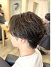 カット+フェザーパーマ+トリートメント　￥15290