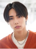 シースルーハーフアップコンマバング
