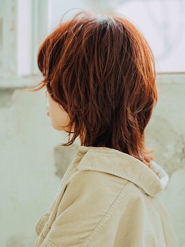 アジュール 倉敷店(Azule) Azule/くびれボブ/オレンジブラウン