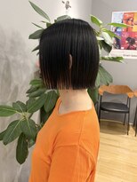 ジアン バイ ミルボン NU茶屋町+(GIEN by milbon)&nbsp;丸くならないボブ／ぱつっとボブ／切りっぱなしボブ／吉岡美音