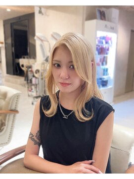 ヘアーメイク ブランニュー 東生駒店(hair make Brand new) ミルクティーベージュ