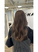 ワンブリーチでグレージュカラー