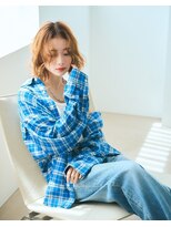 ムー(muu)&nbsp;カーテンバングゆるふわパーマ