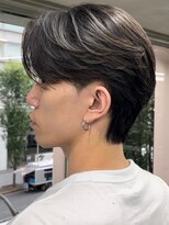 ニコ トウキョウ ロジック(nico TOKYO Logic)&nbsp;センターパートニュアンスパーマ曲がる縮毛矯正