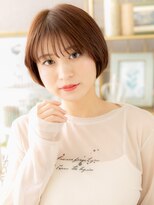 カバーヘア ブリス 大宮西口(COVER HAIR bliss)&nbsp;丸みショート/マッシュショート/マロンブラウン/透明感カラーg