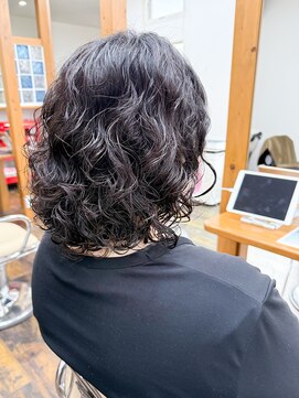 チームボス(Team BOSS) くるくるパーマスタイル!!