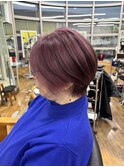 大人女性の白髪ぼかし
