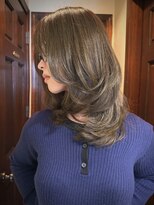 フランジェッタヘアー(Frangetta hair)&nbsp;パリジェンヌ風お姉さんレイヤー♪担当川合