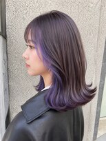 エストアール フクオカ 福岡博多店(est-r. Fukuoka)&nbsp;イヤリングカラー/インナーカラー/ネイビーカラー