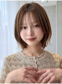 Say.切りっぱなしボブ外ハネボブボブレイヤー顔周りカット前髪