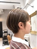 リビュー(re view)&nbsp;《re view MIRU》丸みショート/ベージュブラウンカラー
