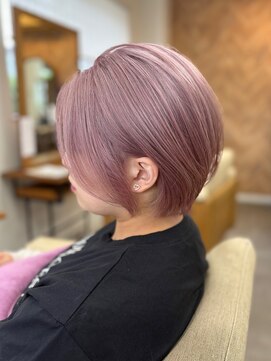 リングバイモアムー(Ring by Moremuu) ショート　ピンク　［issy］