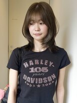 ニコフクオカヘアーメイク(NIKO Fukuoka Hair Make)&nbsp;[NIKO]オリーブベージュ/オリーブ/ミディアムレイヤー/レイヤー