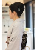 和服に合う大人アップ