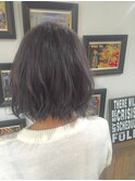 アッシュ系カラー切りっぱbob/Norm 横浜