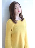 ラフなかきあげのフラットくびれミディ