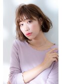 くせ毛風　ボブフェミニン　ワンカール