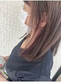 さりげなおしゃれインナーカラー