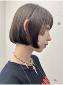 姫カットデザインボブ / フルバング イメチェン 似合わせカット