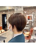 ナチュラルショートボブ