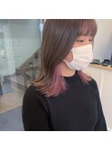 インナーカラーピンク