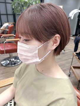 フランチェスカ(Francesca) コンパクトマッシュショート/スモーキーピンク