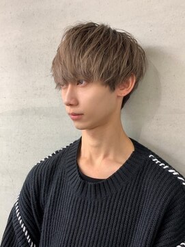 ロンド ローガン 名駅(Lond LOGAN) マッシュ　wカラー　束感ショート　メンズ　ツイスパ