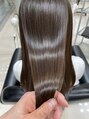 サロンドユー ベルポート本店(SALON DE U) エイジング毛の方でも、ドライだけで自然なストレート毛に。