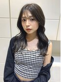 くびれる顔周りレイヤーとシースルーバング