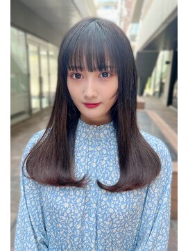 リークフー(Ree cu fuu) 10代20代30代40代前髪　うるつやロングヘア　藤沢