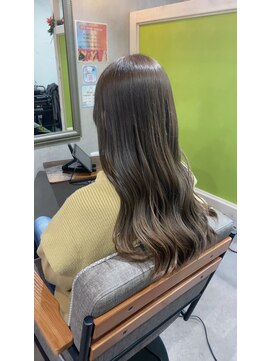 オーヘアー 南柏(OxO Hair) ツヤ感グレージュ/南柏