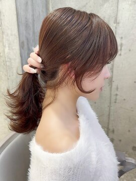 シー バイ ロンド 新宿(Sea by Lond) 韓国風前髪×レイヤーカット【髪質改善/新宿/レイヤーカット】