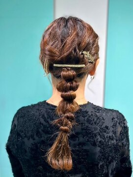 マティーナ ヘアー 池袋(Matina hair) 【編み下ろし玉ねぎヘア】20代30代40代50代