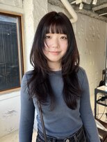 コフィー バイ メルト 吉祥寺(cofy by melt)&nbsp;【中澤彩乃】レイヤーロング顔まわりウルフピンクラベンダー前髪