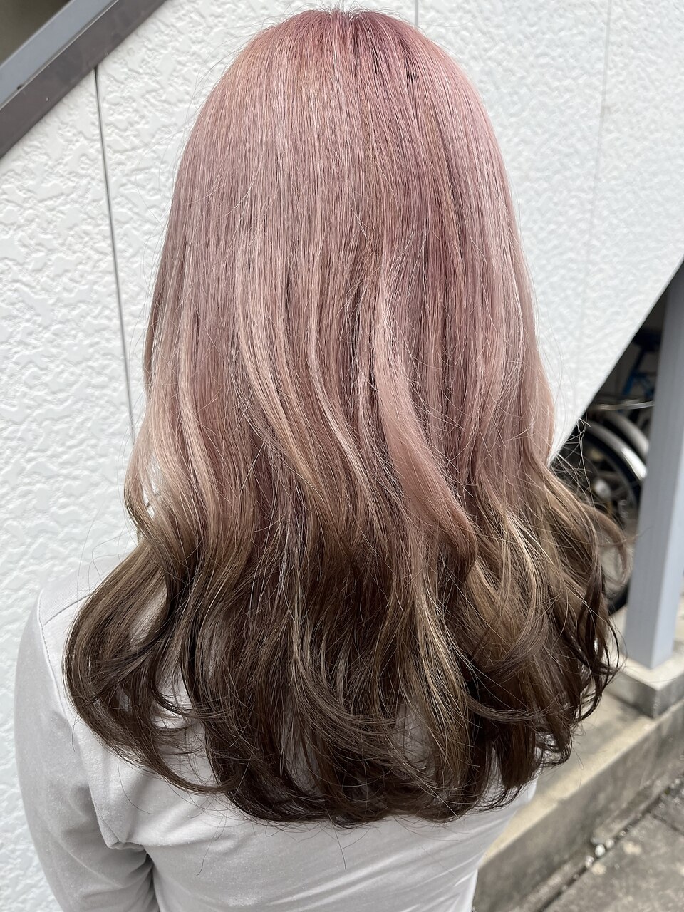 ルーツカラー☆ペールピンク×ショコラブラウン】kanna