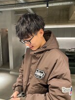 リール(rire)&nbsp;rireニュアンスパーマカルマパーマベリーショートダークアッシュ