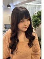 ジエクト ヴィシア(The Ect VIXIA) コテ巻き風パーマ ウェーブヘア パーマスタイル