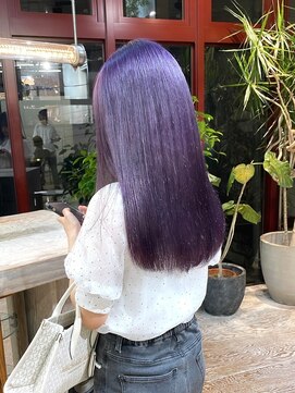 ヲタク(wotaku.) ラベンダーカラーバイオレットパープルハイトーンダブルカラー