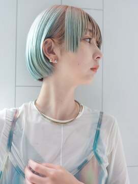 シオン(shion) 似合わせカットメルティカラークラゲヘアー_69480