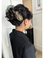 グランジュテ(grandjute)&nbsp;飾りつけ★ヘアアレンジ